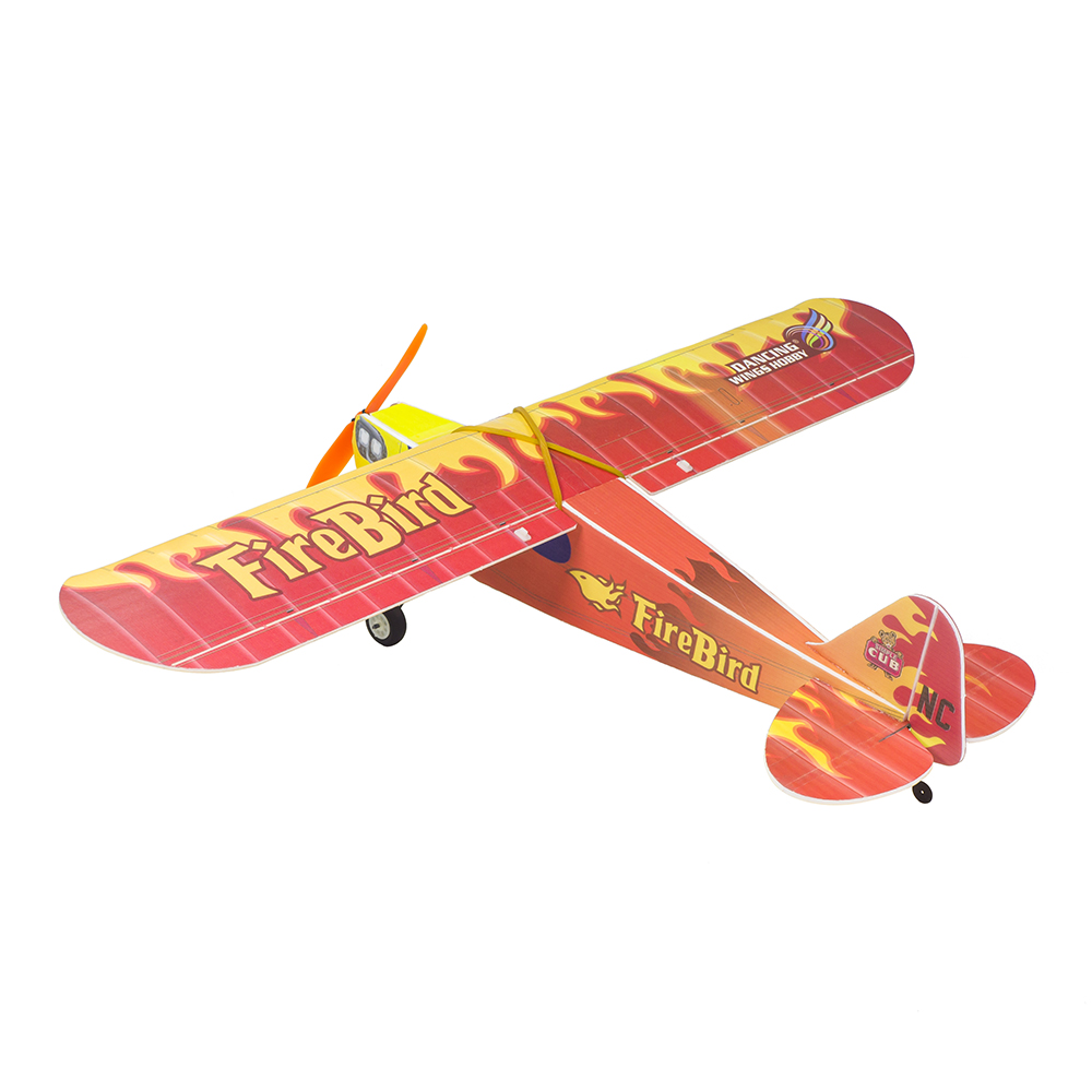 Model Kit Airplane - J3 Fire Bird 600mm PP Foam