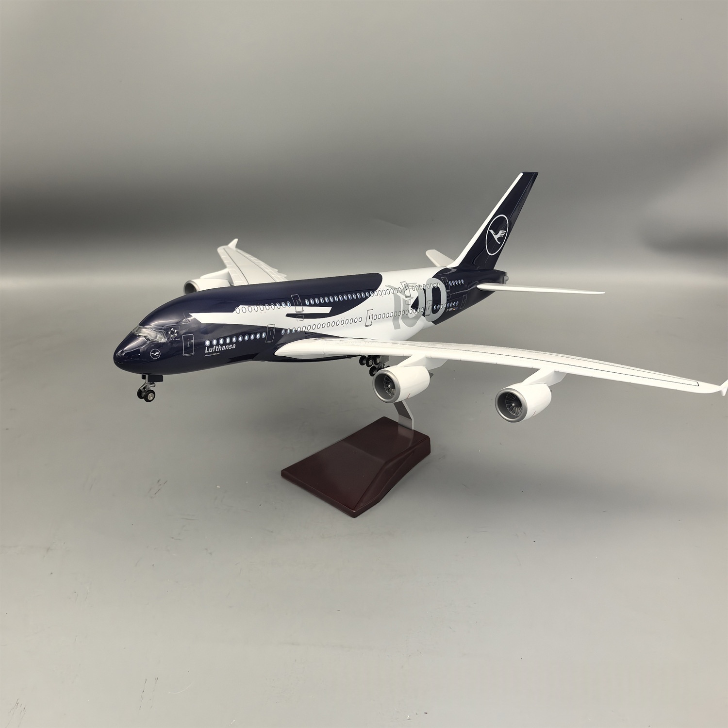 New 45cm Lufthansa A380 100 Ye - Model Kit Airplane review and price