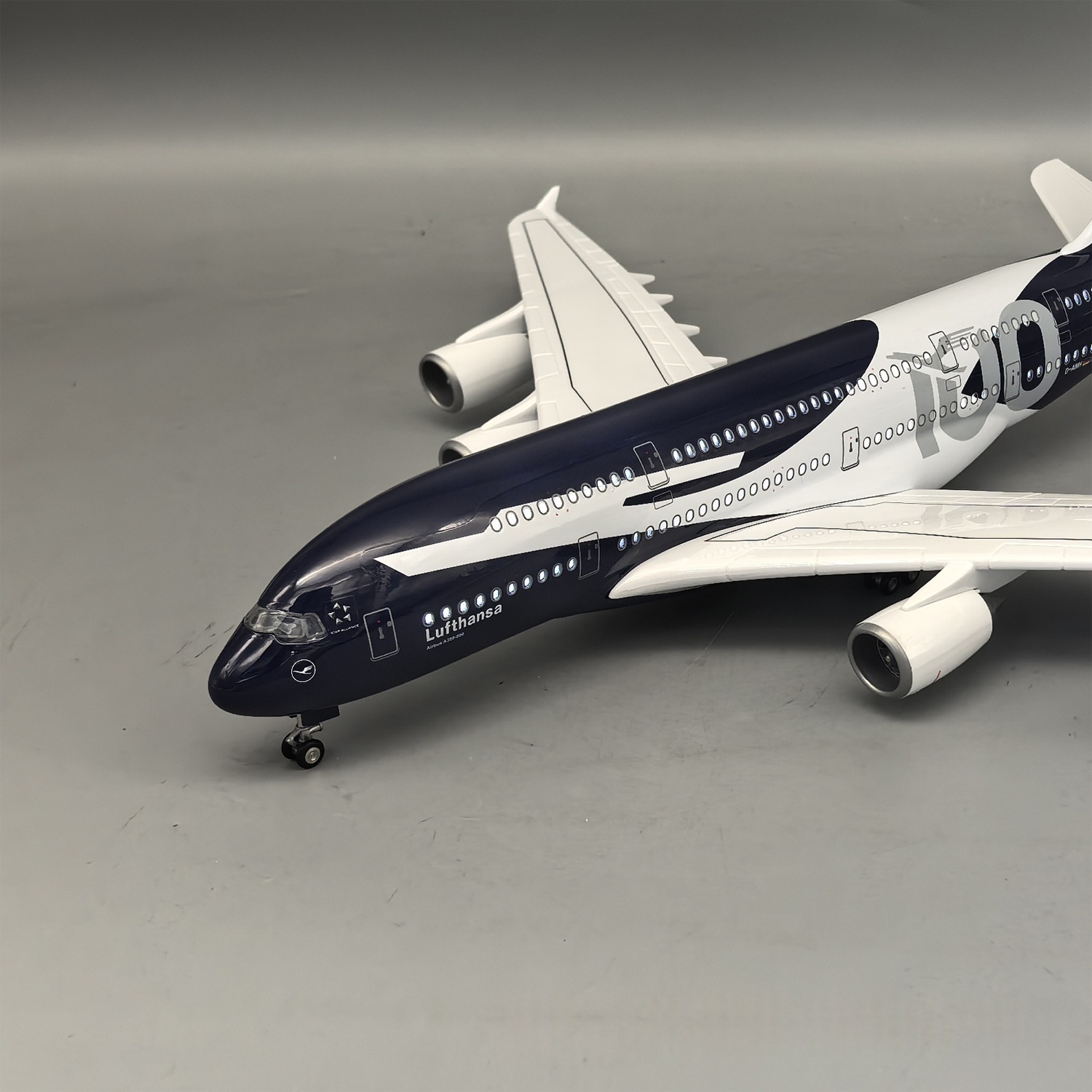 New 45cm Lufthansa A380 100 Ye - Model Kit Airplane review and price
