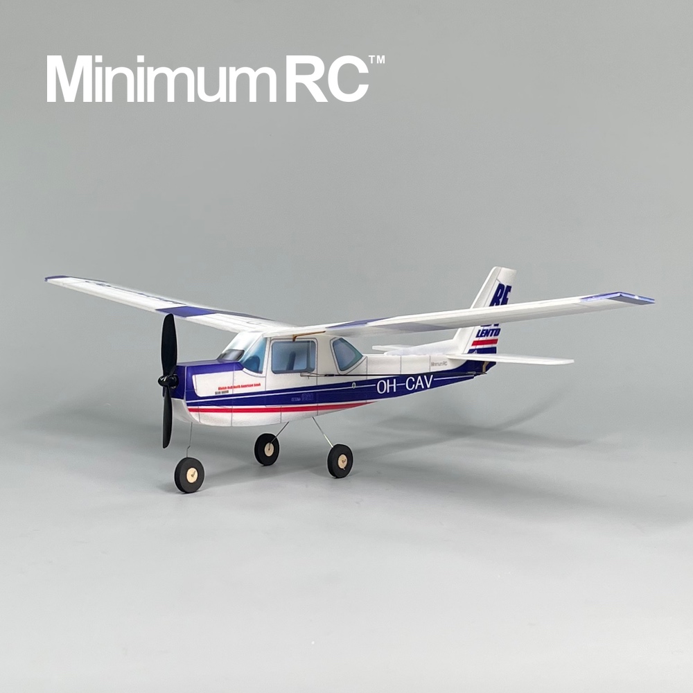 MinimumRC Plane Kit Blue Cessn - Model Kit Airplane review and price