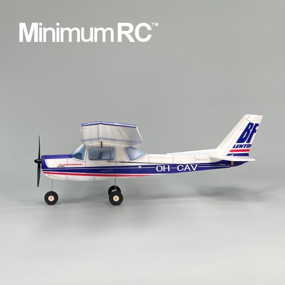 MinimumRC Plane Kit Blue Cessn - Model Kit Airplane review and price