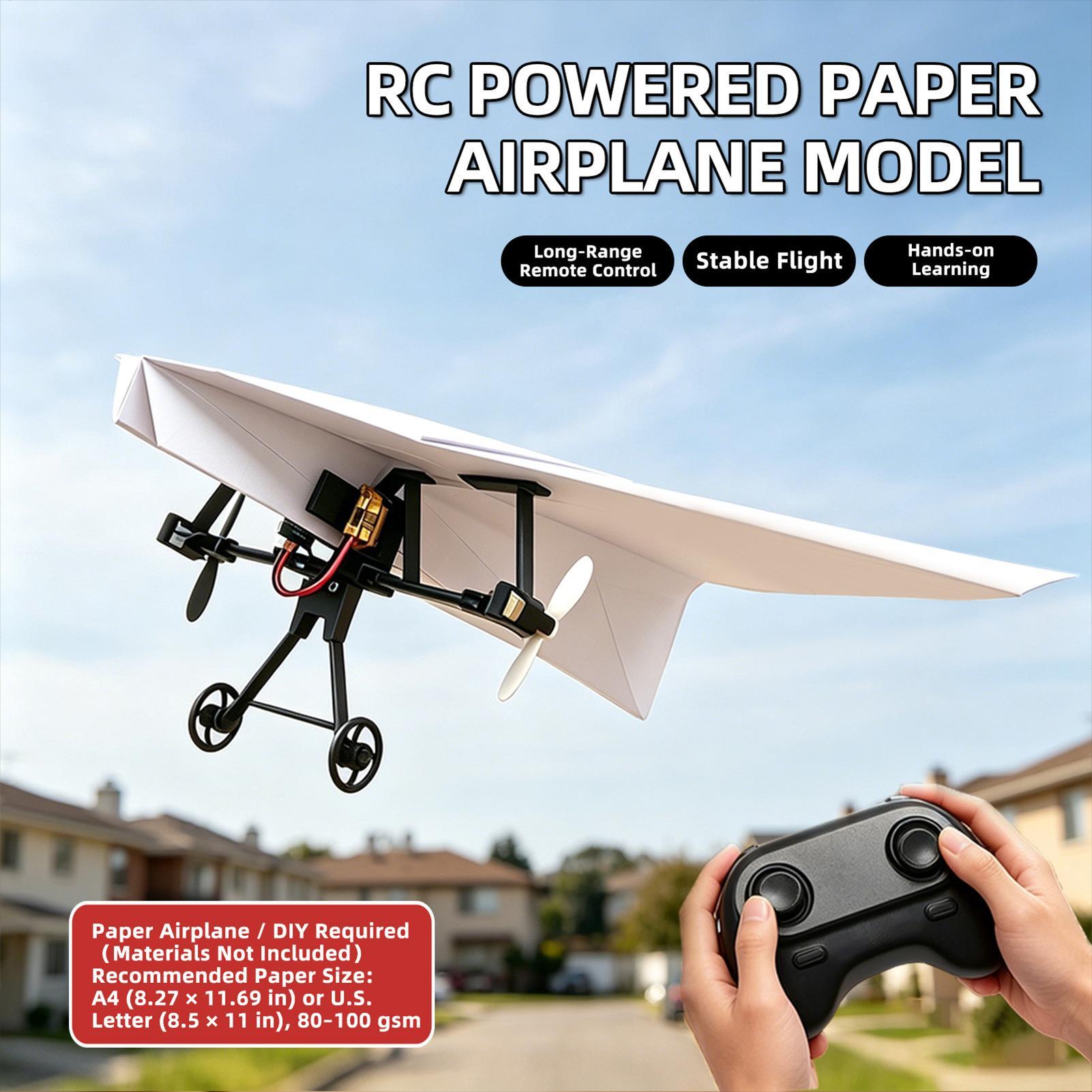 DIY RC Paper Airplane Kit Plan - Model Kit Airplane review and price